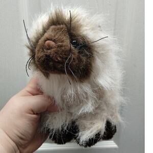 Ganz Webkinz Himalayan Cat Cream Brown Plush Stuffed Animal Kitty NO CODE
